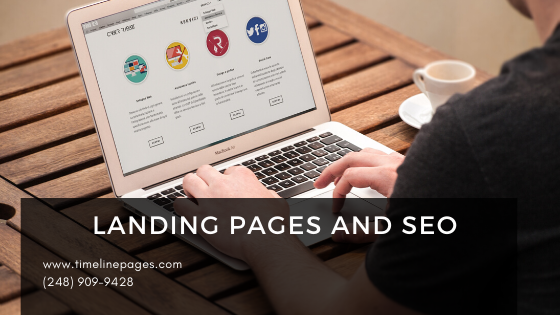 landing page and seo